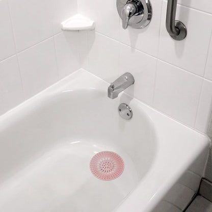 Silicone Drain Stopper - Sink Strainer - Shower Drain - 5-piece - Sink Stopper - Drain Strainer - Drain - Sink Plug - Universal Hair Filter - Hair Catcher - Drain Stopper - Large Displacement Bathroom Deodorant Drain - For Kitchen/Bathroom - Image 4