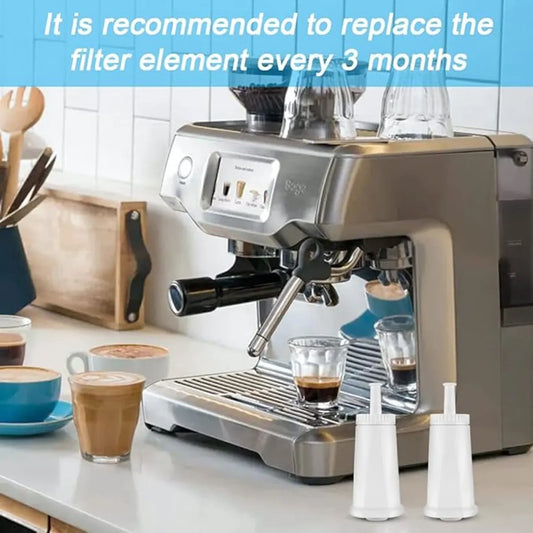 Water filter for coffee maker - Suitable For Oracle, Barista Bambino coffee machine filter - 2 pieces - white - water filter, cartridge, for Sage filter, coffee, water filter, Suitable For Sage Barista BES008 - Image 3