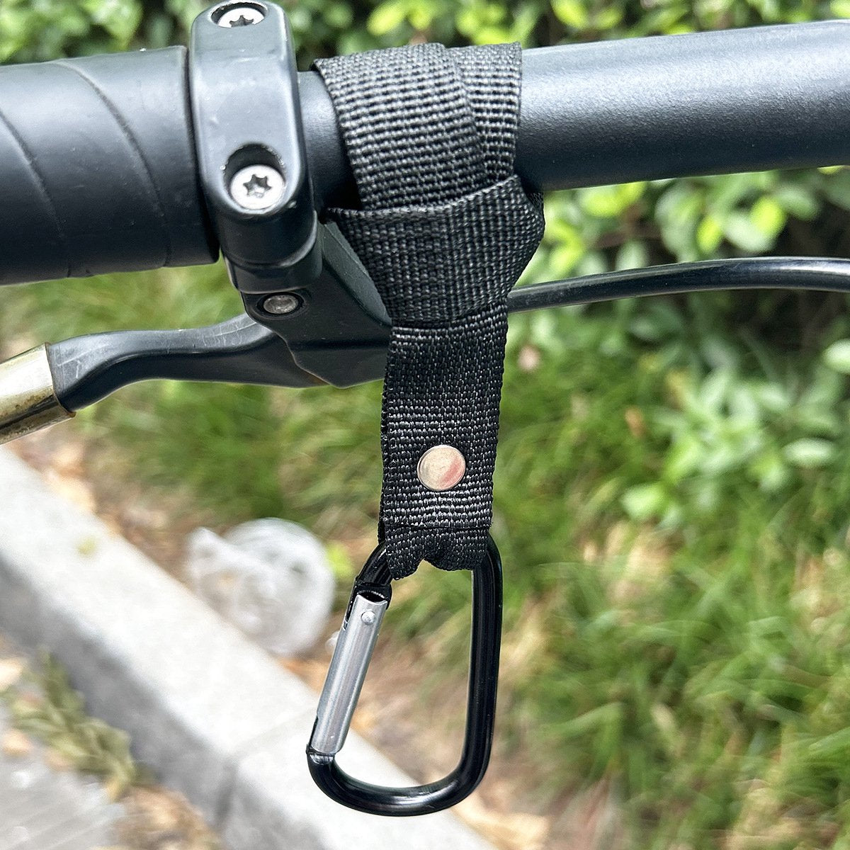 Stroller Hook - 10 Pieces - Bicycle Hook - Stroller Bag Hook - With Carabiner - Extra Sturdy - Bag Hook - Shopping Hook - Universal Hook - Buggy Hook - Diaper Bag Hook - Suitable For Bicycles, Electric Bikes, Strollers - 5 Colors - Image 2
