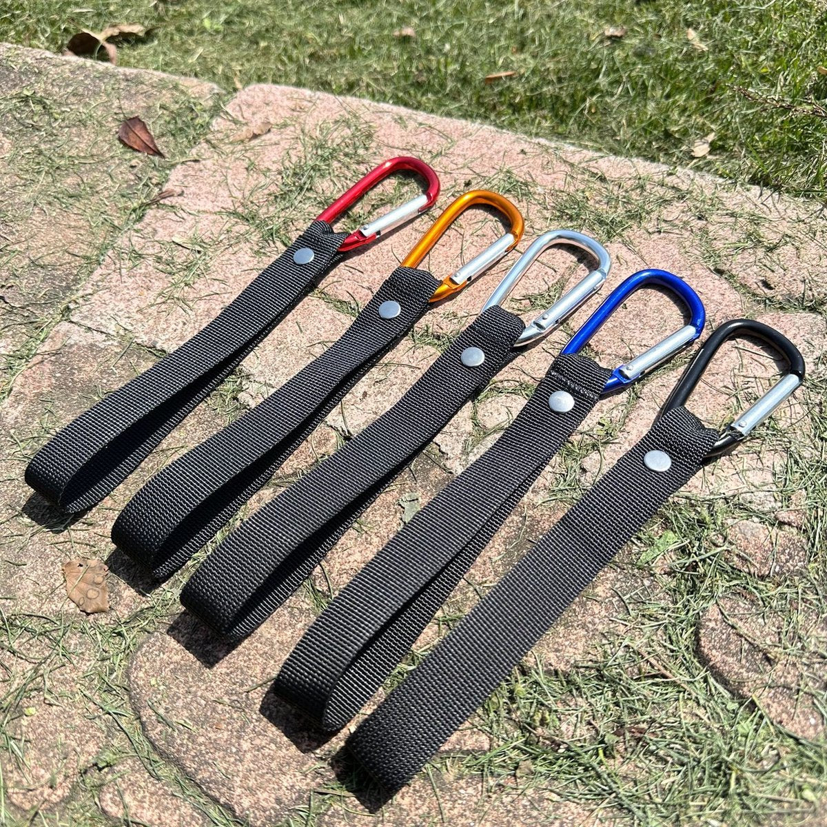 Stroller Hook - 10 Pieces - Bicycle Hook - Stroller Bag Hook - With Carabiner - Extra Sturdy - Bag Hook - Shopping Hook - Universal Hook - Buggy Hook - Diaper Bag Hook - Suitable For Bicycles, Electric Bikes, Strollers - 5 Colors - Image 3