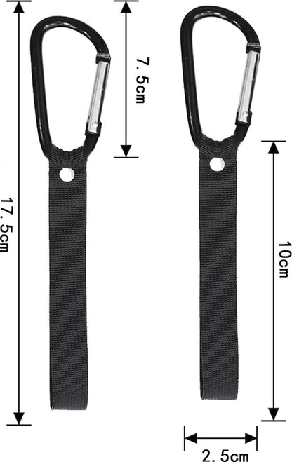 Stroller Hook - 10 Pieces - Bicycle Hook - Stroller Bag Hook - With Carabiner - Extra Sturdy - Bag Hook - Shopping Hook - Universal Hook - Buggy Hook - Diaper Bag Hook - Suitable For Bicycles, Electric Bikes, Strollers - 5 Colors - Image 5
