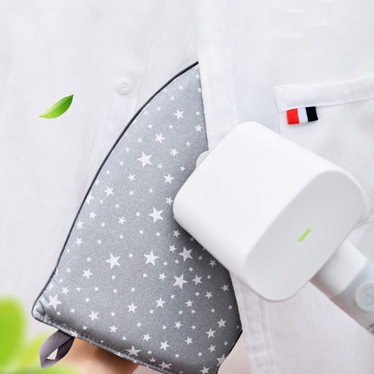 Mini Ironing Board - Steam Glove - Handheld Ironing Board - Heat-Resistant Ironing Glove - Ironing Aid - Washable - Ironing Pad - Mini Ironing Pad - Garment Steaming Sponge Padding - 25x15x2.8 Cm - Grey - 1 Piece - Image 2