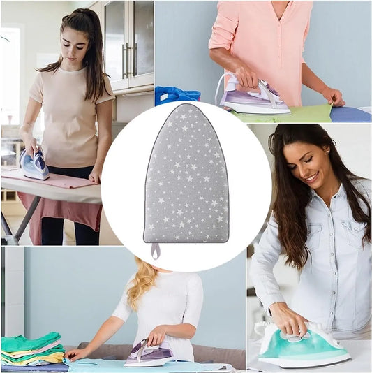 Mini Ironing Board - Steam Glove - Handheld Ironing Board - Heat-Resistant Ironing Glove - Ironing Aid - Washable - Ironing Pad - Mini Ironing Pad - Garment Steaming Sponge Padding - 25x15x2.8 Cm - Grey - 1 Piece - Image 3