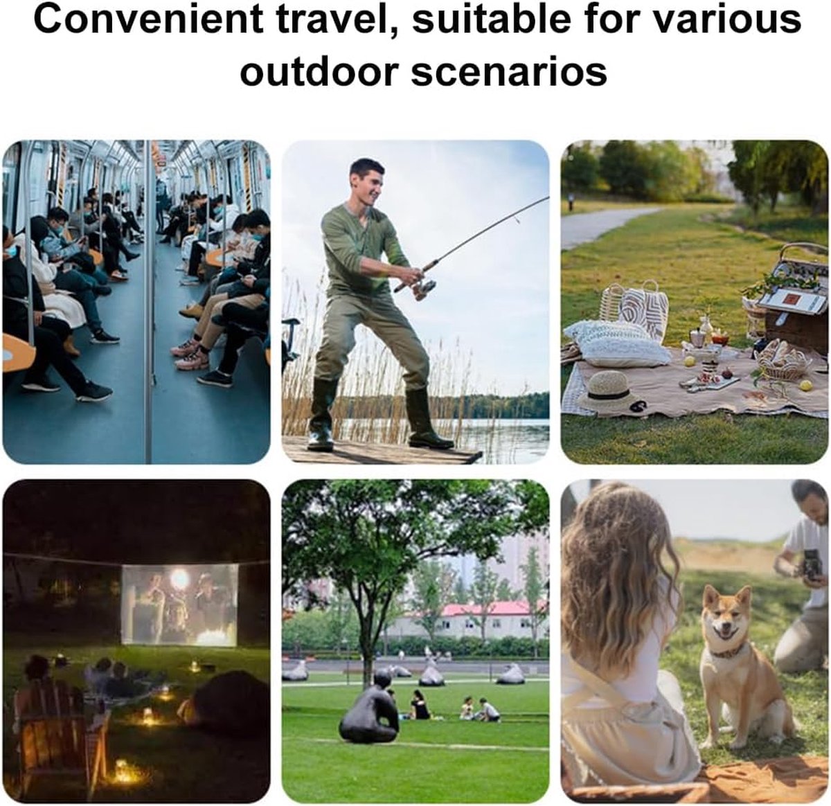 Camping Chair - Beach Chair - Fishing Chair - Folding Chair - Travel Stool - Mini Pocket Stool - Camping Chair - Garden Chair - Foldable Picnic Chair - Portable - Fits in Pocket - Up to 100kg - Foldable - Lightweight - Includes Carrying Bag - Black - Image 3