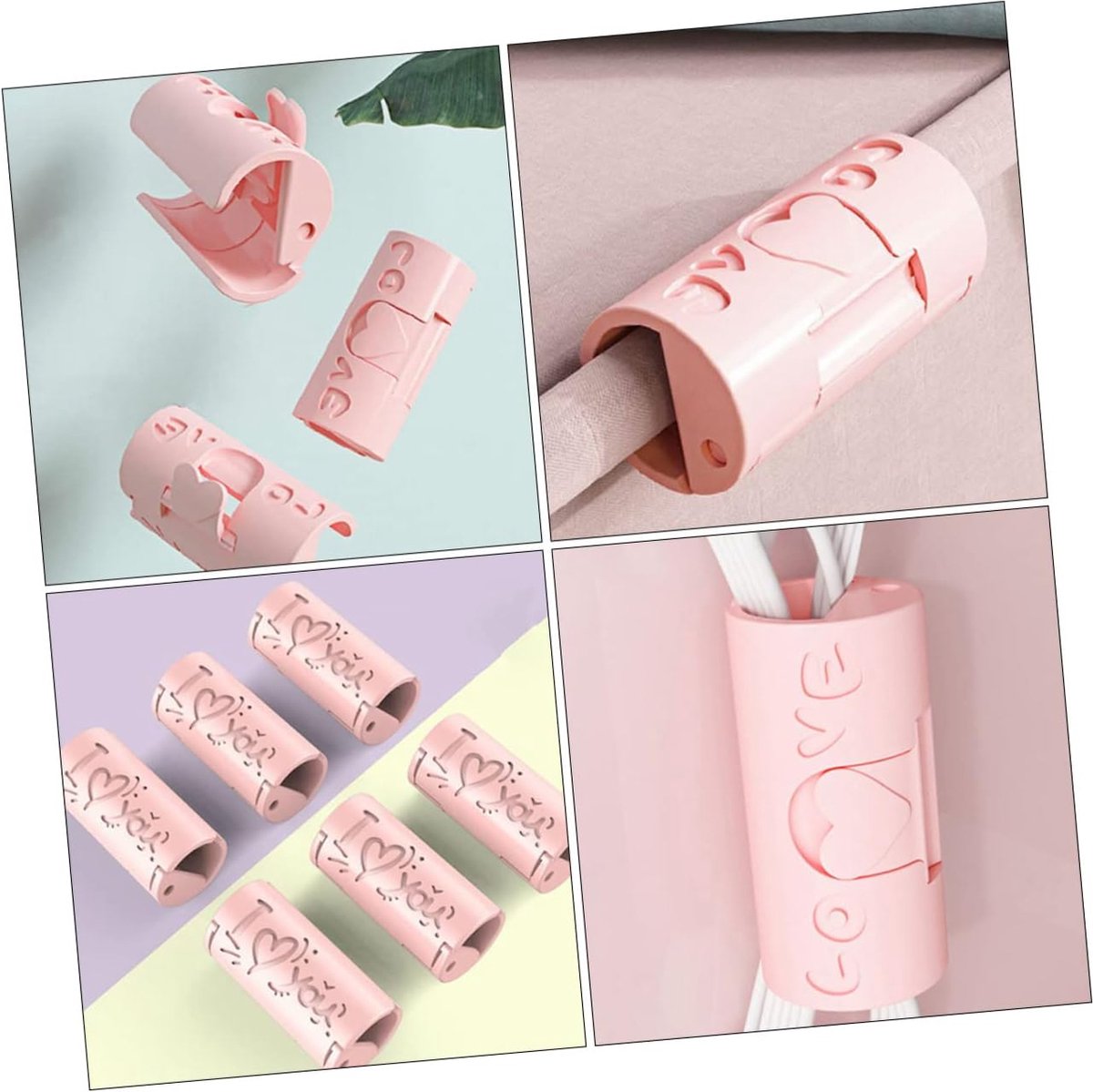 Duvet Clips - 12 Pieces - Sturdy Duvet Clips - Duvet Clips - Duvet Clamps - Duvet Pegs - Clip Duvet Cover - Prevents Your Duvet from Shifting - Clamps - Pink - Image 3
