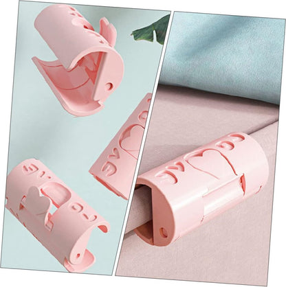 Duvet Clips - 12 Pieces - Sturdy Duvet Clips - Duvet Clips - Duvet Clamps - Duvet Pegs - Clip Duvet Cover - Prevents Your Duvet from Shifting - Clamps - Pink - Image 4