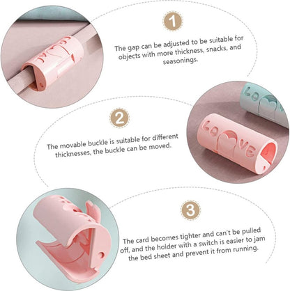 Duvet Clips - 12 Pieces - Sturdy Duvet Clips - Duvet Clips - Duvet Clamps - Duvet Pegs - Clip Duvet Cover - Prevents Your Duvet from Shifting - Clamps - Pink - Image 5