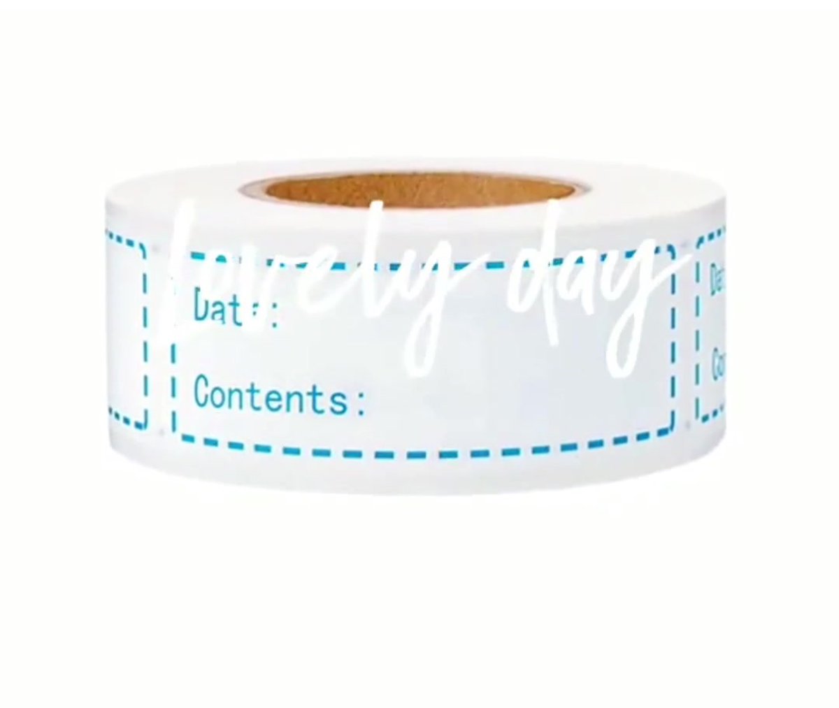Writable Freezer Labels - 2x 150 Stickers - Label Stickers - Freezer Labels - Each 7.5 X 2.5cm - On a Roll Labels - Shelf Life Labels - Planner Stickers - Freezer Containers - For Containers/Boxes/Bags - White - Waterproof & Oil Resistant - Image 2