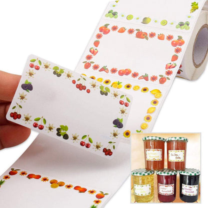 Writable Freezer Labels PP Roll - 500 Stickers - Fruit Label Sticker - Freezer Labels - 5x3CM - Writable - Freezer Stickers - Shelf Life Labels - Freezer Containers - Freezer - Freezer - Jam Jars - For Containers Boxes Bags - Image 3