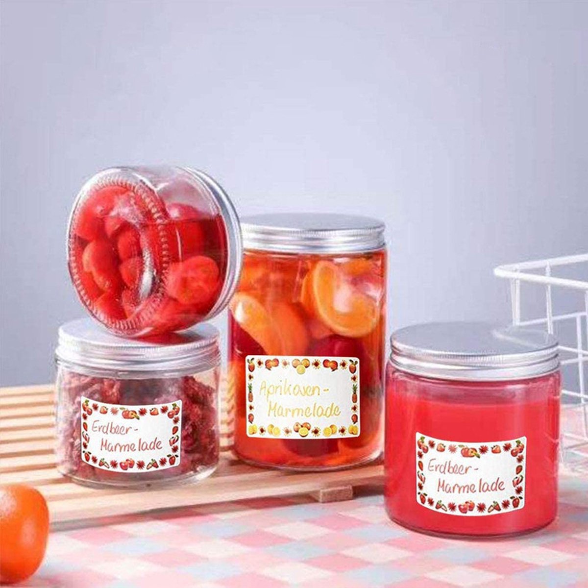 Writable Freezer Labels PP Roll - 500 Stickers - Fruit Label Sticker - Freezer Labels - 5x3CM - Writable - Freezer Stickers - Shelf Life Labels - Freezer Containers - Freezer - Freezer - Jam Jars - For Containers Boxes Bags - Image 4