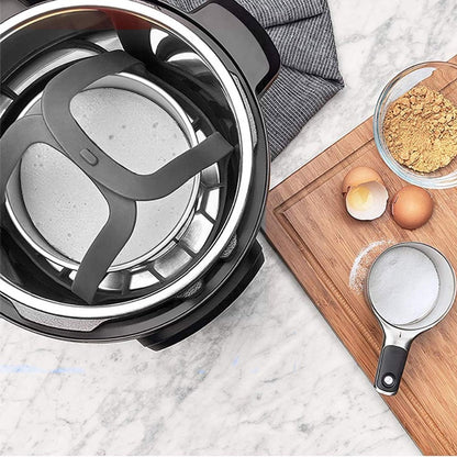 Egg poacher - Poached egg maker - Silicone egg cooker rack - Poached egg maker - Silicone Steamer Basket - multifunctional - BPA-free - grey - Image 3