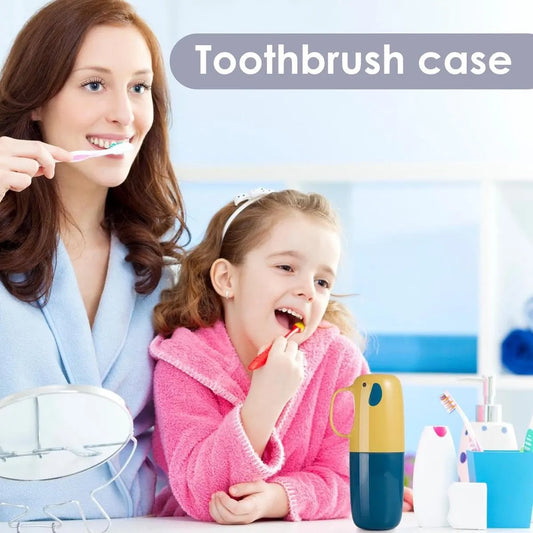 Travel Case - Toothbrush Holder - Toothbrush - Travel Case - Bathroom Accessories - Toothbrush Holder - Easily Portable - Toothbrush Travel Case - Toothbrush Cover - Toothbrush Storage - For Camping/Business Trips/School/Home - Image 2