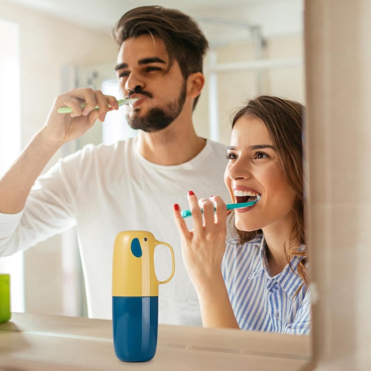Travel Case - Toothbrush Holder - Toothbrush - Travel Case - Bathroom Accessories - Toothbrush Holder - Easily Portable - Toothbrush Travel Case - Toothbrush Cover - Toothbrush Storage - For Camping/Business Trips/School/Home - Image 4