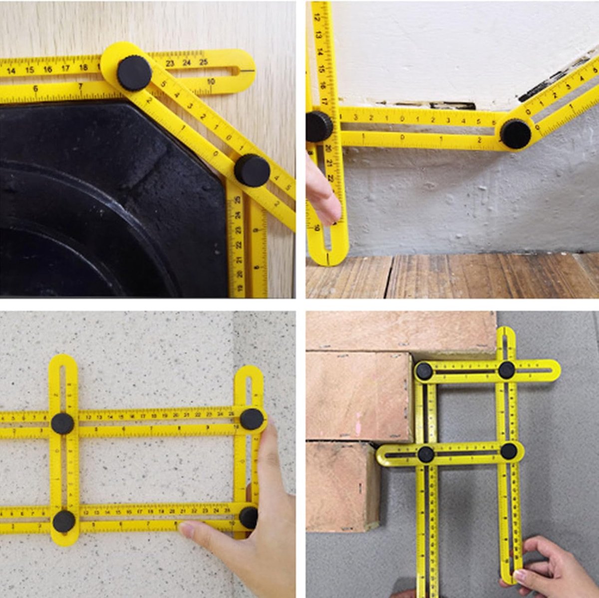 Angle Ruler - Quadrilateral Measuring Instrument - Multi-Angle Ruler - Folding Ruler - Multi Angle Angle Meter - Multi-Angle Ruler - Folding Ruler Measuring Ruler - Multi-Angle Measuring Ruler - Multi-Angle Measuring Ruler - Multifunctional - Universal An - Image 3