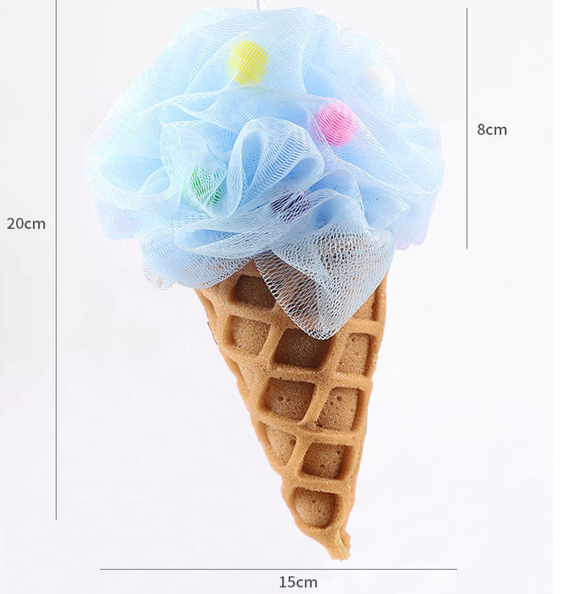 Bath Sponge - Shower Sponge - 3 Pieces - Shower Puff - Bath Sponge - Massage Sponge - Scrubbing Sponge - Bath Sponges - Soft Sponge - Bathroom - Bathroom Accessories - Shower - Reusable - Image 5