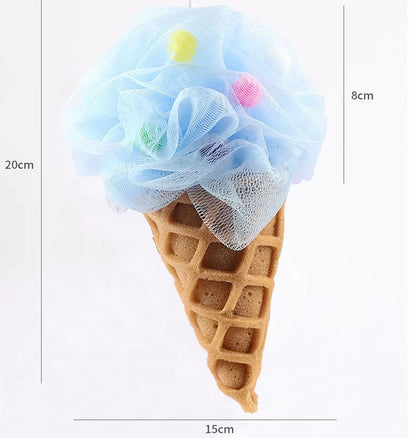 Bath Sponge - Shower Sponge - 3 Pieces - Shower Puff - Bath Sponge - Massage Sponge - Scrubbing Sponge - Bath Sponges - Soft Sponge - Bathroom - Bathroom Accessories - Shower - Reusable - Image 5