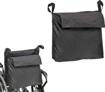 Wheelchair Bag - Wheelchair Storage Bag - Universal - Mobility Scooter Bag - Rollator Storage Bag - Waterproof Bag for Wheelchair - Lined Wheelchair Bag - Wheelchair Shopping Bag - Wheelchair Accessories - Large Capacity - Foldable