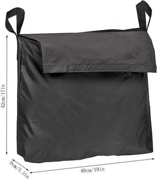 Wheelchair Bag - Wheelchair Storage Bag - Universal - Mobility Scooter Bag - Rollator Storage Bag - Waterproof Bag for Wheelchair - Lined Wheelchair Bag - Wheelchair Shopping Bag - Wheelchair Accessories - Large Capacity - Foldable - Image 2