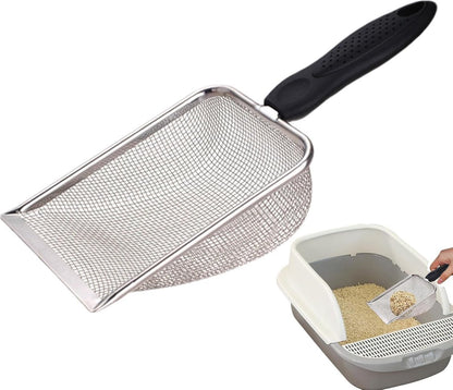Cat litter scoop - Poop scoop - Ergonomic - Stainless steel