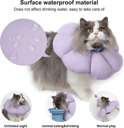 Protective Collar - Cat Collar - Collar - Cat Recovery Collar - Cat Collar - Cat Collar - Protective Collar Cat - Cat Collar Surgery - Comfortable - Creative - Prevent Escape - High Quality - for Wound Protection / Recovery after Surgery - Image 2
