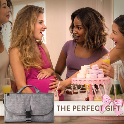 Baby Changing Mat On the Go - Changing Mat - Portable Changing Mat - Foldable - Diaper Bag - Diaper Pouch - Baby - Perfect Baby Shower Gift - Spacious & Water Resistant - Comfortable - Image 3