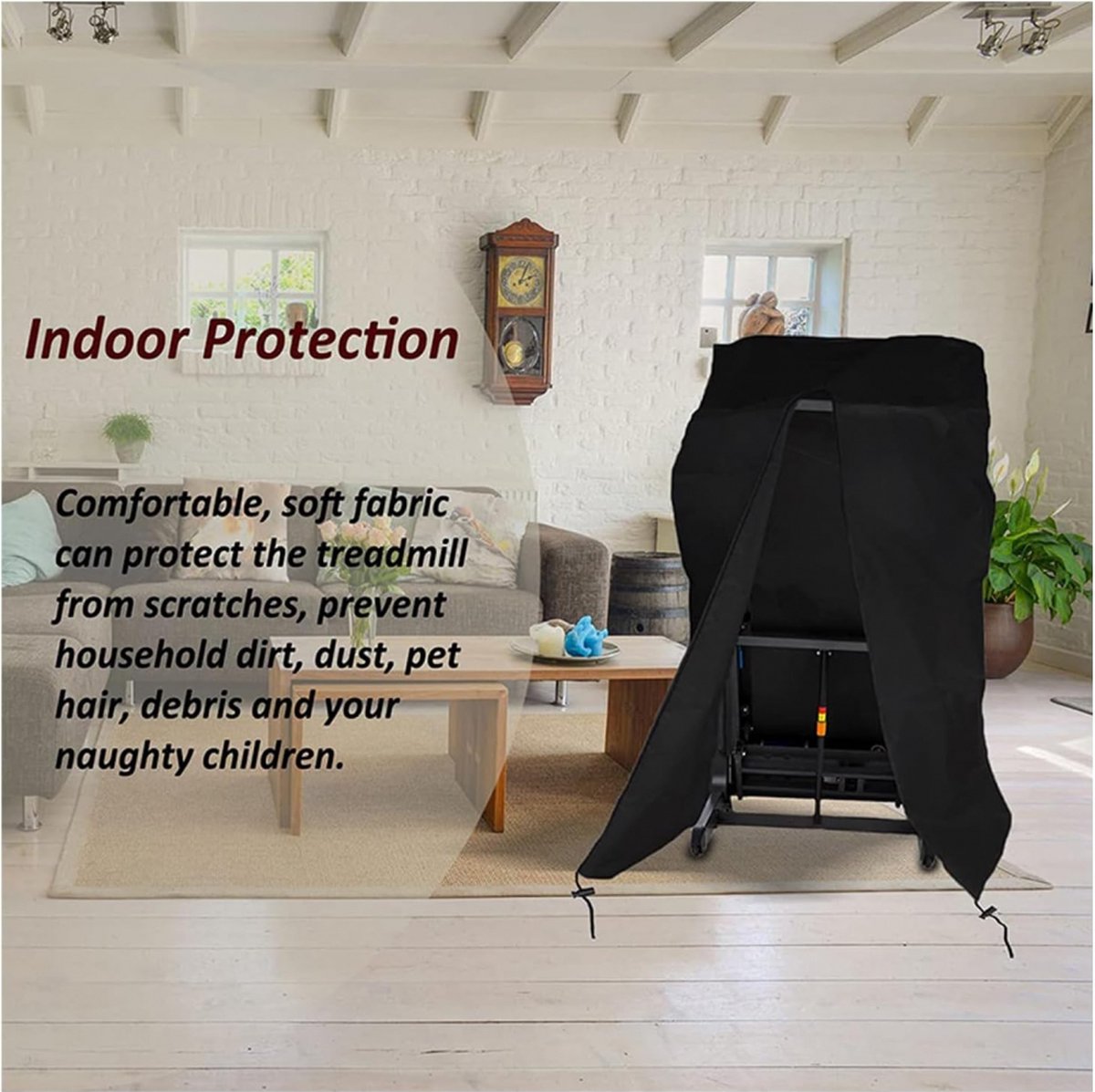 Waterproof Treadmill Cover - Treadmill Protective Cover - With Storage Bag - Weatherproof - 117 x 97 x 168 CM - Treadmill Cover - Treadmill Cover With Zipper - Foldable Treadmill Cover - Oxford Fabric - Not Easy to Tear - Image 4