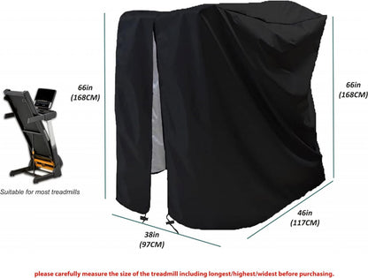 Waterproof Treadmill Cover - Treadmill Protective Cover - With Storage Bag - Weatherproof - 117 x 97 x 168 CM - Treadmill Cover - Treadmill Cover With Zipper - Foldable Treadmill Cover - Oxford Fabric - Not Easy to Tear - Image 5