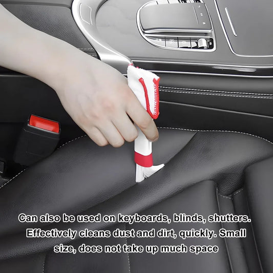 Blind cleaner - 2 pieces - Blind cleaner - Mini dust cloth - Blind cleaner - Ventilation brush - Dust cloth - Dust-free blinds - Easy to grip - Ideal cleaning tool - For car air vents - Microfiber dust cloth - Image 2