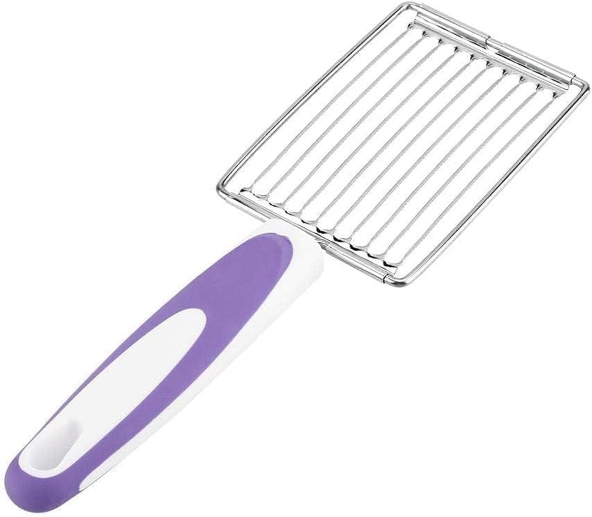 Egg Slicer - Professional Lunch Meat Slicer - Multifunctional Boiled Egg Slicer - Potato Slicer - Tomato Slicer - Ham Slicer - Fruit Slicer - Mushroom Slicer - robust - stainless steel - Image 5