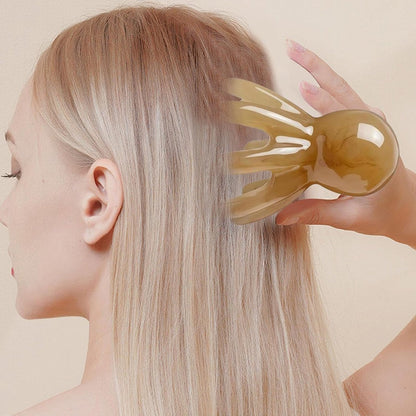 Head Massage Spider - Scalp Massager - Massage Brush - Scalp Brush - Massage Brush - Head Massage Device - Head Massage - Head Massage Spider - Stimulates Hair Growth and Blood Circulation - Waterproof - Relaxation - Stimulates Blood Circulation - Image 3