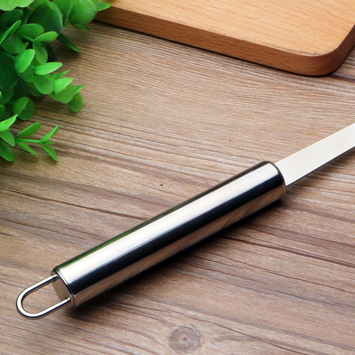 Skimmer - 2 Pieces - Deep-frying Spoon - Deep-frying Scoop - Food Sieve - Skimmer Spoon - Colander Spoon - Draining Potatoes/Vegetables/Pasta - Cooking Supplies - Kitchen Tools - Skimmer Spoon - Sieve - Colander - Hanging - With Handle - ø14 cm - Stainles - Image 3