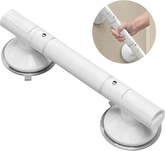 Bathroom Grab Bar 35 cm - Bath Grab Bar - Shower Grab Bar - Fluorescent - Bathroom and Shower Grab Bar with Suction Cup - Moisture-Resistant - Safety Grab Bar - Handle for the Elderly and Children - Handle / Wall Grab Bar for Bathroom / Shower / Toilet -