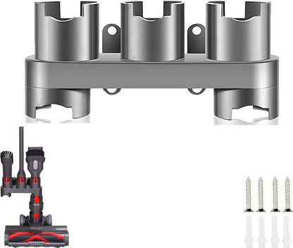Wall Mount Suitable for Dyson Vacuum Cleaner V7/V8/V10/V11 Accessories - Suspension System - Wall Bracket - Wall Holder - Wall Mount - Docking Station - Can Hold 5 Accessories - Mounting Materials Included