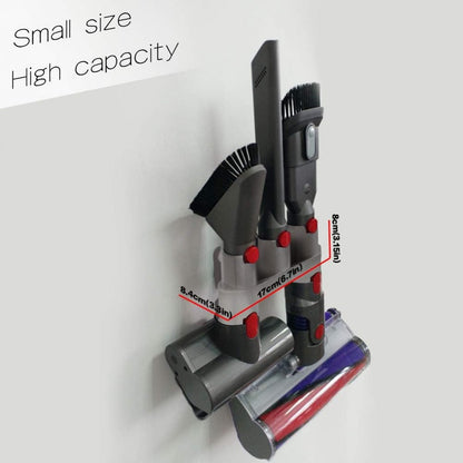 Wall Mount Suitable for Dyson Vacuum Cleaner V7/V8/V10/V11 Accessories - Suspension System - Wall Bracket - Wall Holder - Wall Mount - Docking Station - Can Hold 5 Accessories - Mounting Materials Included - Image 3