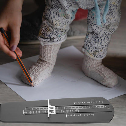 Shoe Size Meter - Foot Measuring Tool - Measuring Feet - Universal Measuring System - Child Shoe Size Meter - Shoe Measuring Tool - Measurement - Children and Adults - Find the Perfect Fit - Measurement Chart - Up to 31 cm - Shoe Size 19 - 48 - Black - Image 3