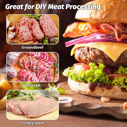 Meat Press - Burger Meat Press - Hamburger Press - Hamburger Press - Hamburger Mold - Kitchen Food Mold - Round Hamburger - Make Your Own Hamburgers - BBQ Accessories - For Delicious Hamburgers, Patties, BBQ, Hamburger Press - Silver - Stainless Steel - Image 2