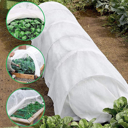 Frost Protection Plant Cover - Winter Cover Winter Protection - Plant Cover - Winter Cover - Durable - Frost Protection - Plant Cover - For the Garden, Raised Bed, Plants, Frost Blanket, Outdoor Flowers and Vegetables - 1.5 X 5 M - White - 1 Piece - Image 4