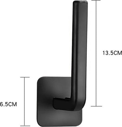 Wall Coat Rack - 4 Pieces - Wall Hook - Self-Adhesive Hanging Hook - Towel Hooks - Coat Hook - Single Hook - Metal Wall Hook - Coat Hook Tape - No Drilling Required - Wall Coat Rack - High Quality - Black - Image 5