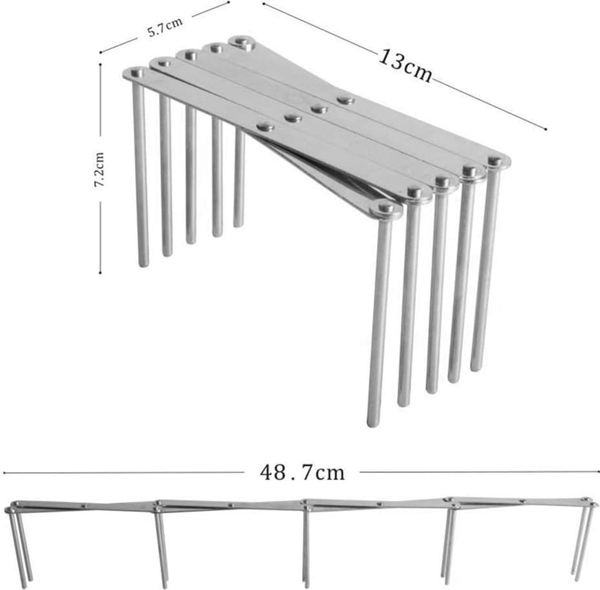 Drying rack - Dish rack - Cutlery holder - Drying rack for dishes - Dish drying rack - Dishwashing rack - Kitchen rack - Telescopic - Stylish & Practical for Every Kitchen - Image 2