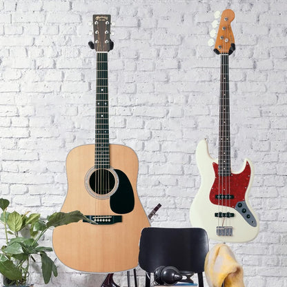 Guitar Wall Bracket - 2 Pieces - Guitar Hook - Wall Mount for Hanging Guitar - Guitar Holder - Guitar Hanger - Guitar Support - Wall Hook - Guitar Hook - Wall-Mounted Guitar Holder - Guitar Accessories - Wall Bracket - Hanger - Hook - Wall Support - Image 3