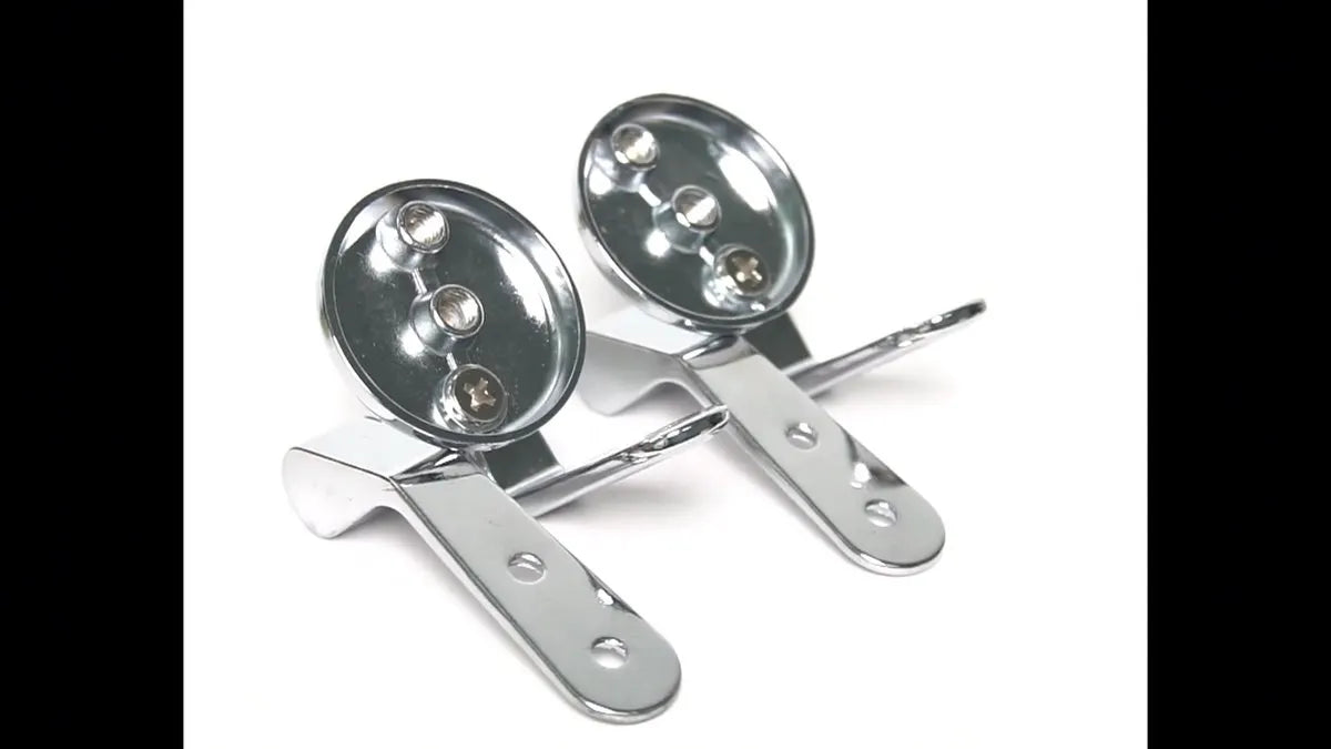 Toilet Seat Hinges Fittings - Mounting Set for Wooden, Resin, and MDF Toilet Seats - Image 2