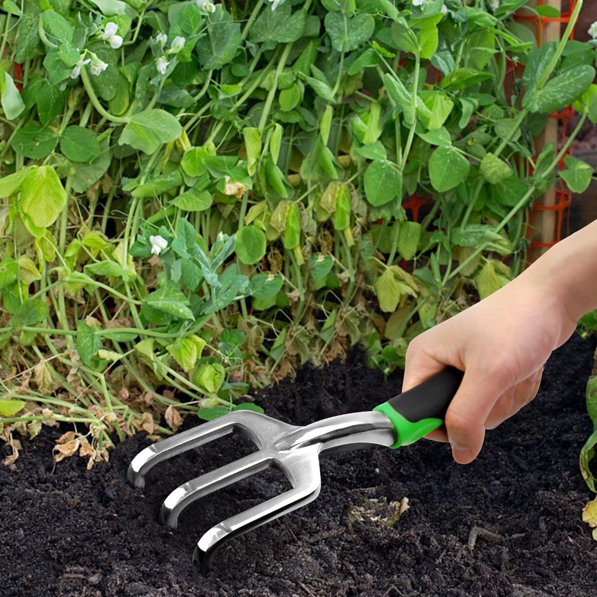 3-Piece Garden Tool Set - Gardening Set - Garden Kit - Tools for the Garden - Hand Tools - Garden Shears - Ideal Garden Gift for Women and Men - For Garden Lovers - Green - Image 3