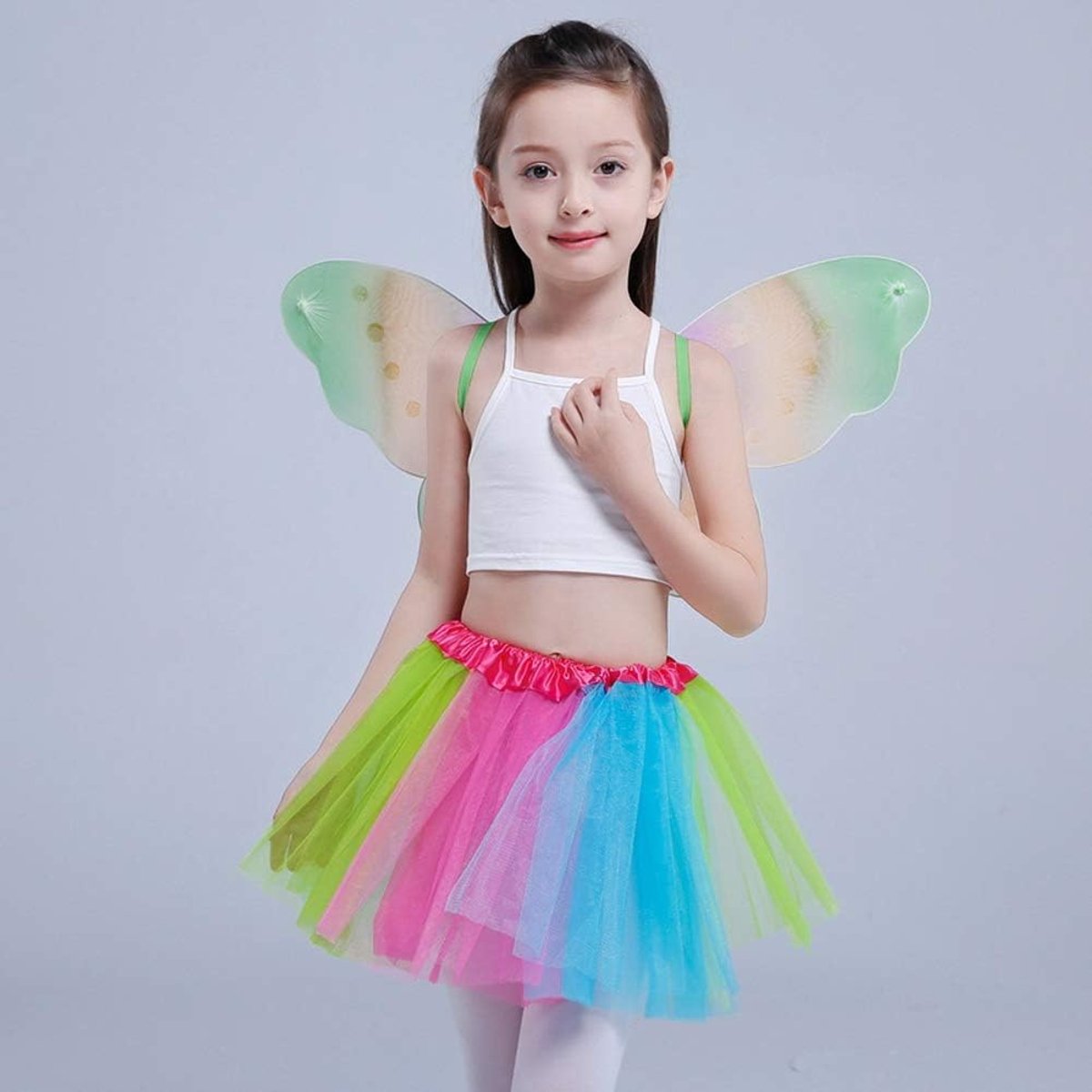 Skirt - Princess Dress - Rainbow Tutu - Colored Tulle Skirt - Rainbow Tutu Skirt - Princess Fancy Dress - Carnival Costumes - Fancy Dress - Girl - for Carnival /Party /Holiday /Halloween /Christmas Gifts - Image 2