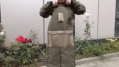 Apron - Work Apron - 6 Pockets - Adjustable - Durable - High Quality Oxford Cloth - Hobby Apron - Carpenter Apron - Canvas Apron - BBQ Apron - Garden Apron - Multifunctional Apron - Green - For Men's Workshop - Image 2