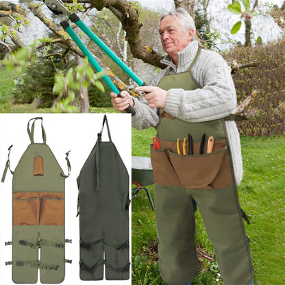 Apron - Work Apron - 6 Pockets - Adjustable - Durable - High Quality Oxford Cloth - Hobby Apron - Carpenter Apron - Canvas Apron - BBQ Apron - Garden Apron - Multifunctional Apron - Green - For Men's Workshop - Image 5