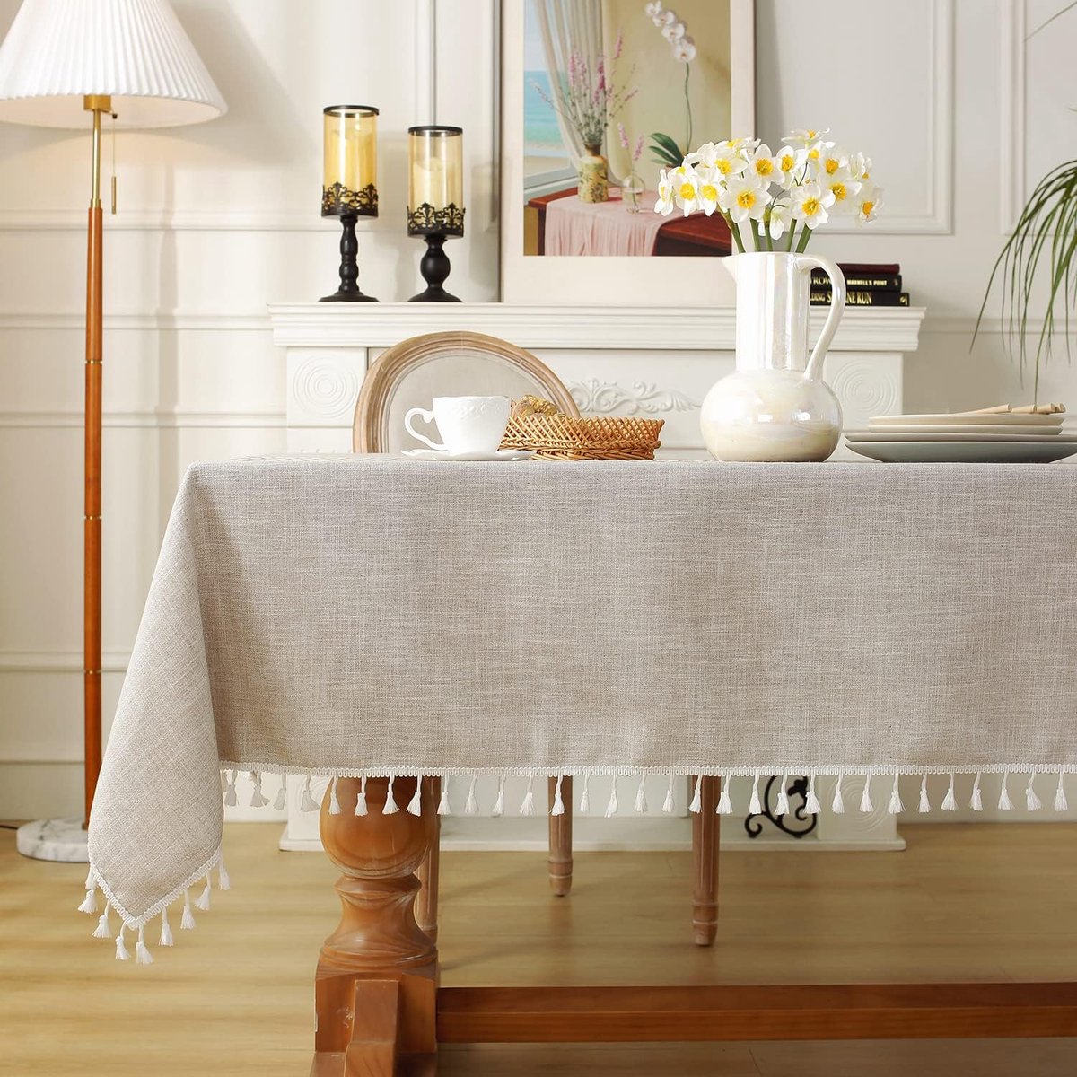 Tablecloth - 140x300cm - Luxury Stylish Oilcloth - Beautiful Protecttable - Water-repellent Tablecloth - Anti-Slip Oilcloth - Heat-resistant Tablecloths - Cotton Tablecloth - Image 2