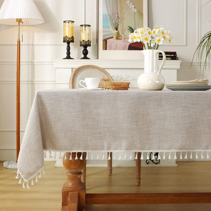 Tablecloth - 140x300cm - Luxury Stylish Oilcloth - Beautiful Protecttable - Water-repellent Tablecloth - Anti-Slip Oilcloth - Heat-resistant Tablecloths - Cotton Tablecloth - Image 2