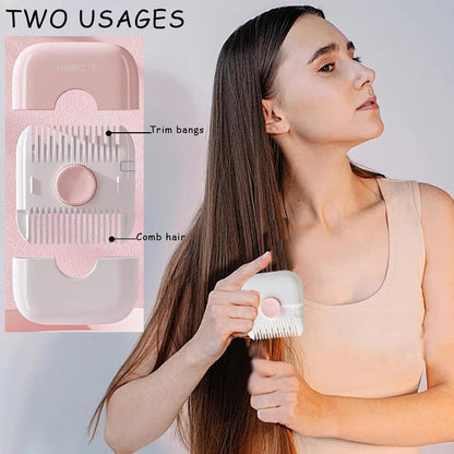 Split End Trimmer - Split End Remover - 2-In-1 Hair Clipper - Hair Clipper - Hair Clipper - Hair Trimmer - Hair Remover - Hair Styling Devices - For Head Hair - For Men and Women - Mini - Portable - Pink - Image 2