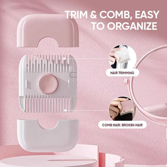 Split End Trimmer - Split End Remover - 2-In-1 Hair Clipper - Hair Clipper - Hair Clipper - Hair Trimmer - Hair Remover - Hair Styling Devices - For Head Hair - For Men and Women - Mini - Portable - Pink - Image 3