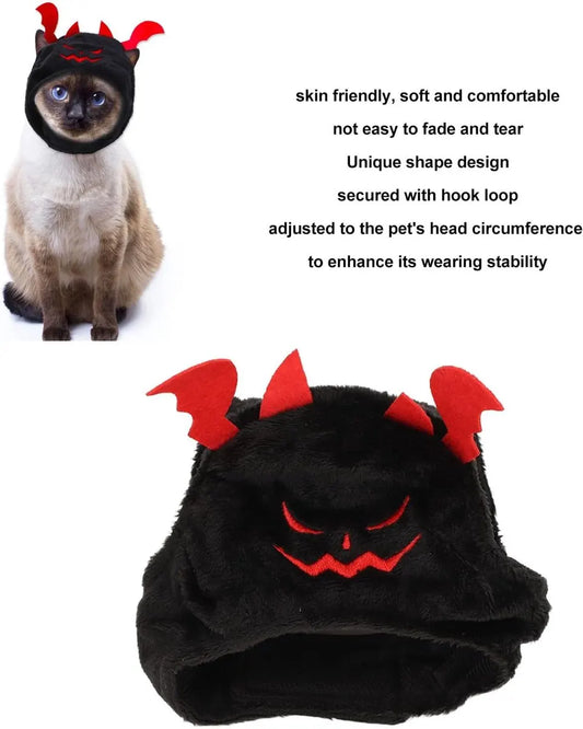 Dog - Cat - Club Hat - Creative Animal Clothing - Dog Costume - Halloween - Christmas - Cat Clothing - Christmas Clothing - Comfortable Fit - Breathable Fabric - Black - for Home / Party / Festival / Christmas / Halloween - Image 5